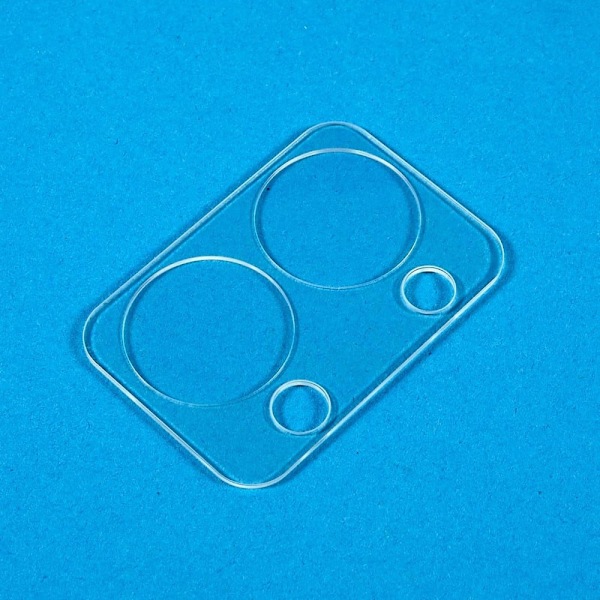 2Pcs OnePlus Nord 2T arc edge hærdet glas til beskyttelse af kameralinsen Transparent