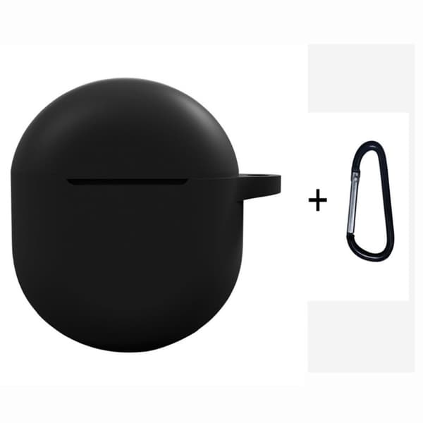 OnePlus Buds hållbar silikon fodral - svart Svart