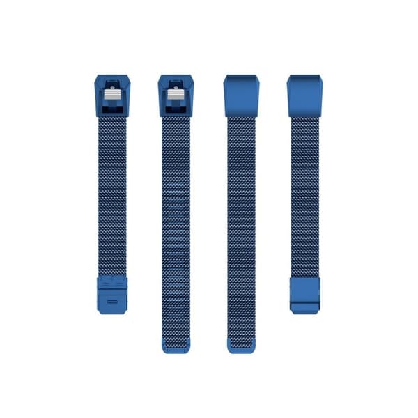 Fitbit Ace / Alta stainless steel watch band - Dark Blue Blå