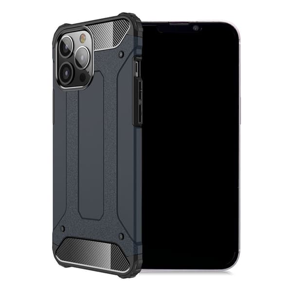 Armour Guard Suojakotelo iPhone 13 Pro Max - Tummansininen Blue