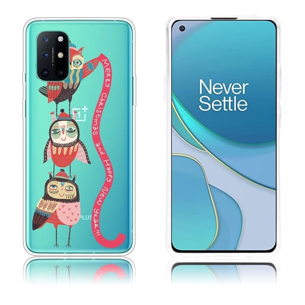 Joulu OnePlus 8T tapauksessa - Linnut Juhlivat Joulua Multicolor