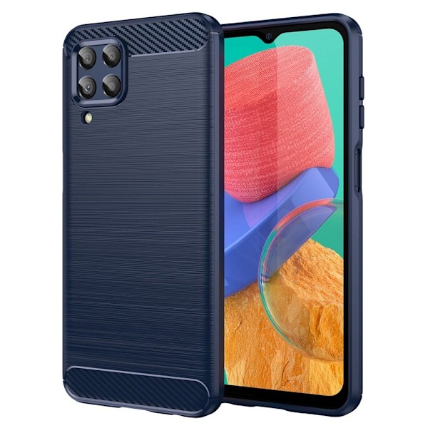 Carbon Flex Samsung Galaxy M33 5G skal - Blå Blå