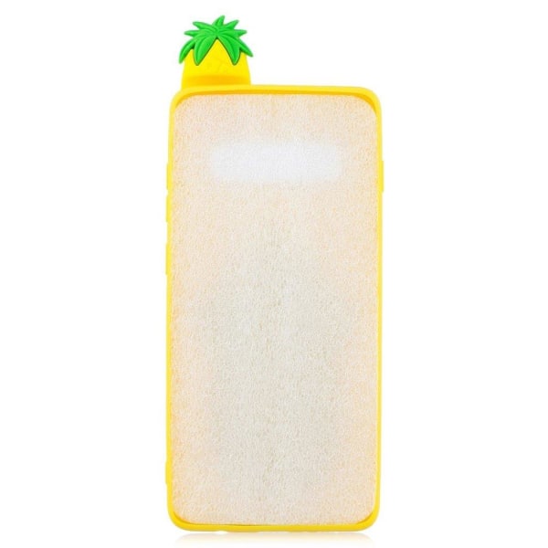 Samsung Galaxy S10 3D kuvio pehmeä suojakotelo - Ananas Multicolor