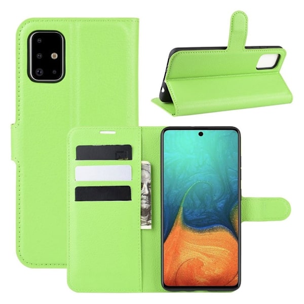 Classic Samsung Galaxy A71 fodral - Grön Grön