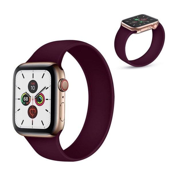Elegant silikoneurrem til Apple Watch Series 5 / 4 44mm - Lilla Purple