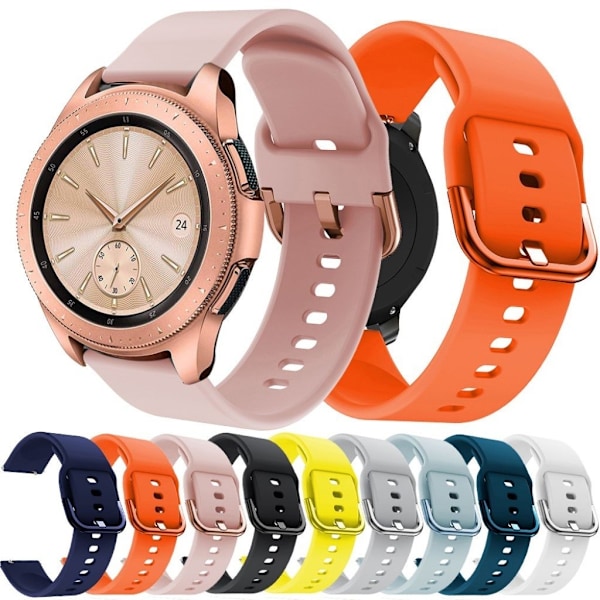 Samsung Galaxy Watch (42mm) silikone Urrem - Sort Black