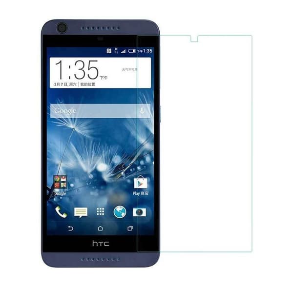 HTC Desire 626 Screen Cover in Hardened Glass Transparent