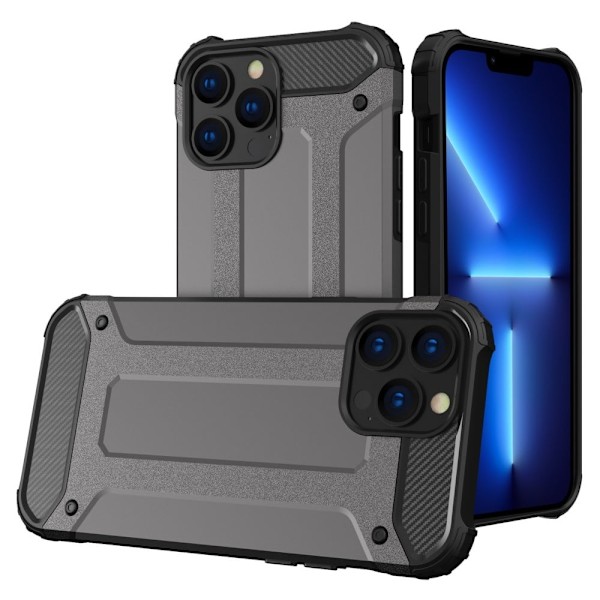 Armour Guard Etui iPhone 13 Pro Max - Grå Silver grey