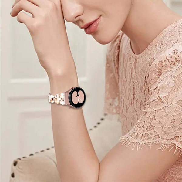 Samsung Galaxy Watch 5 / 4 klockarmband i resinstil - Nougat Brun