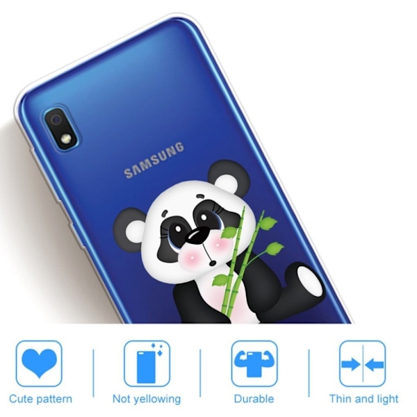 Deco Samsung Galaxy A10 skal - Panda Håller I Bambu multifärg