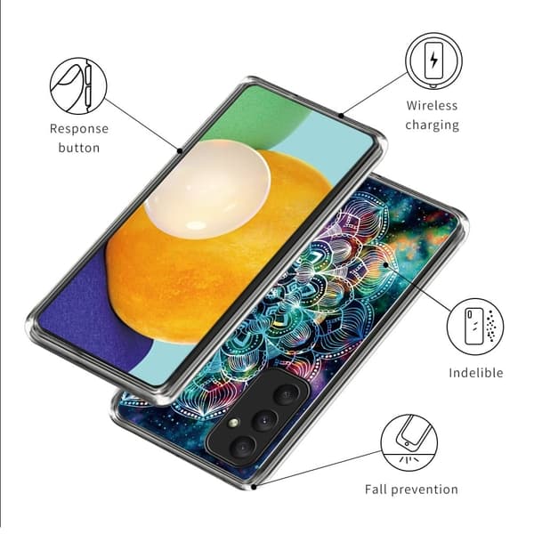 Deco Samsung Galaxy A55 skal - Stjärnklar Himmel / Mandala multifärg