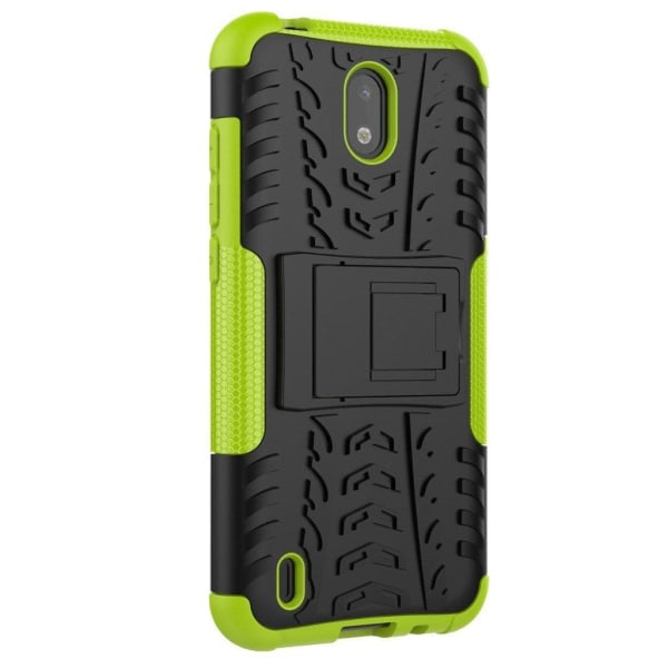 Offroad Etui Nokia 1.3 - Sort / Grøn Black