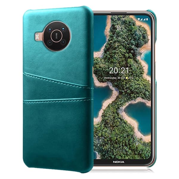 Dual Card Etui Nokia X10 / X20 - Grønn Green