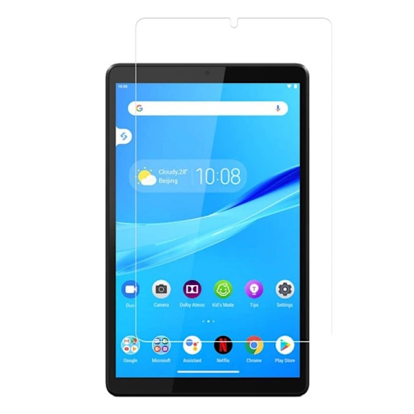 Lenovo Tab M8 arc edge tempered glass screen protector Transparent