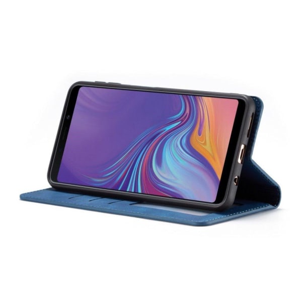 FORWENW Samsung Galaxy A7 (2018) læder flip etui - Blå Blue