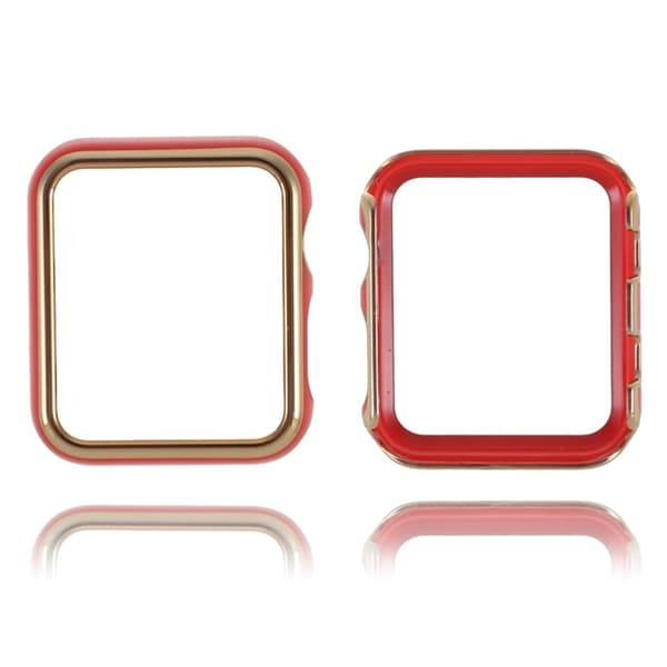 Apple Watch Series 6 / 5 40 mm ram med blank glasyr - Guld / Röd Guld
