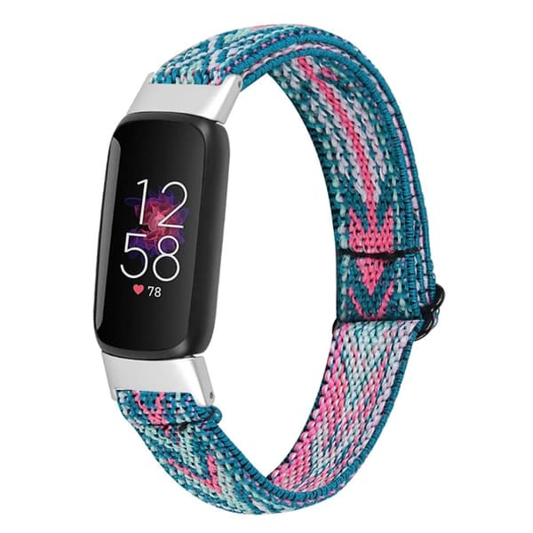 Fitbit Luxe elastinen nailon kellonhihna - Vihreä / Vihreä Green