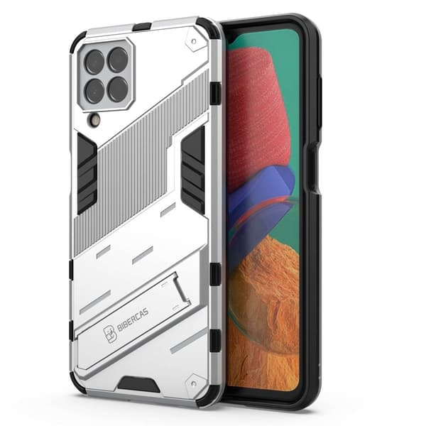 Støtsikkert hybriddeksel for Samsung Galaxy M33 5G - Sølv White