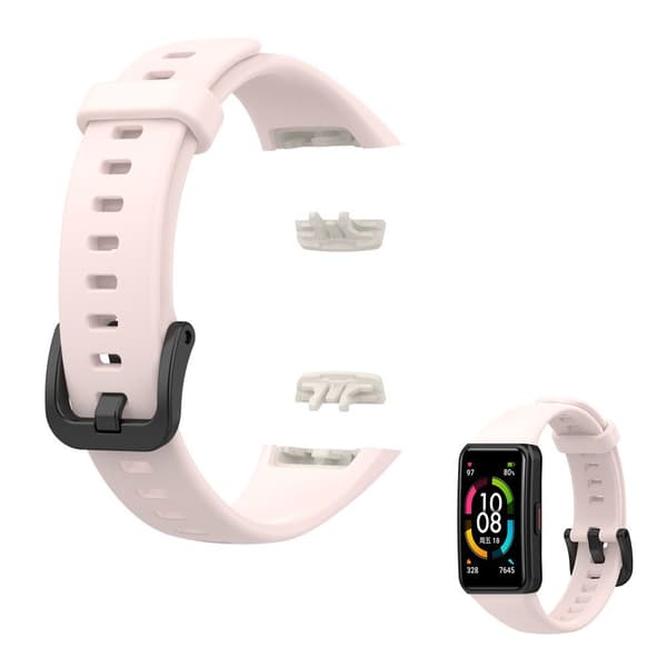 Honor Band 6 silikone urrem - Lyserød Pink
