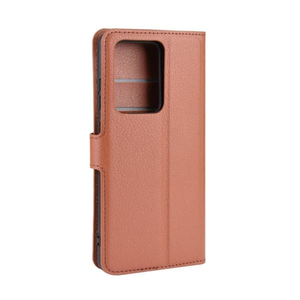 Classic Samsung Galaxy S20 Ultra flip kuoret - Ruskea Brown