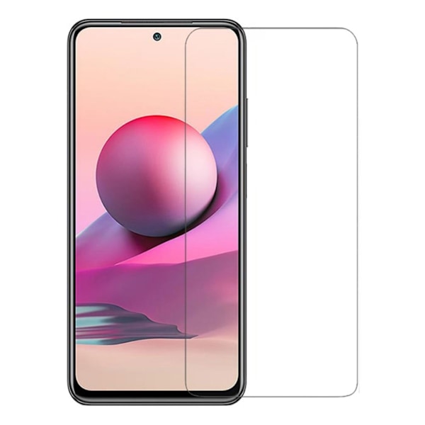 0.3mm härdat glas Xiaomi Redmi Note 10S skärmskydd Transparent