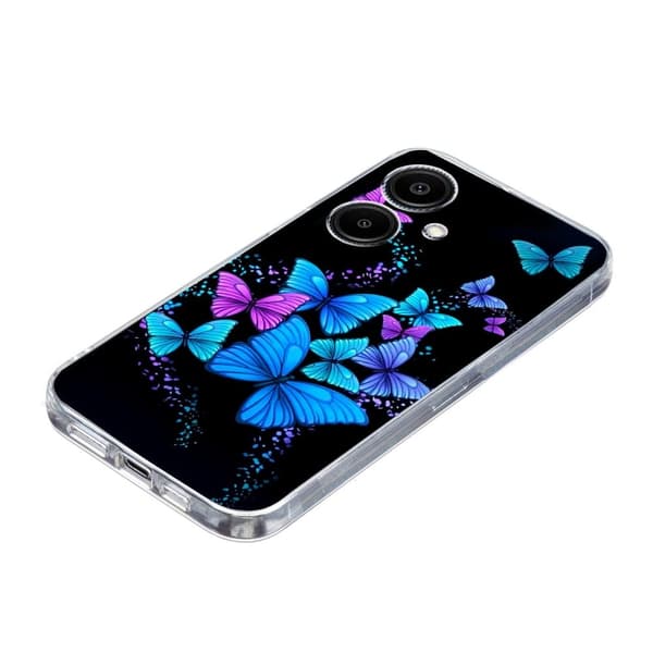 Vibe Samsung Galaxy A06 -kansi - Värikkäitä Perhosia Blue