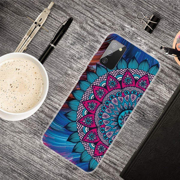 Deco Samsung Galaxy A02s Etui - Mandala blomst Multicolor