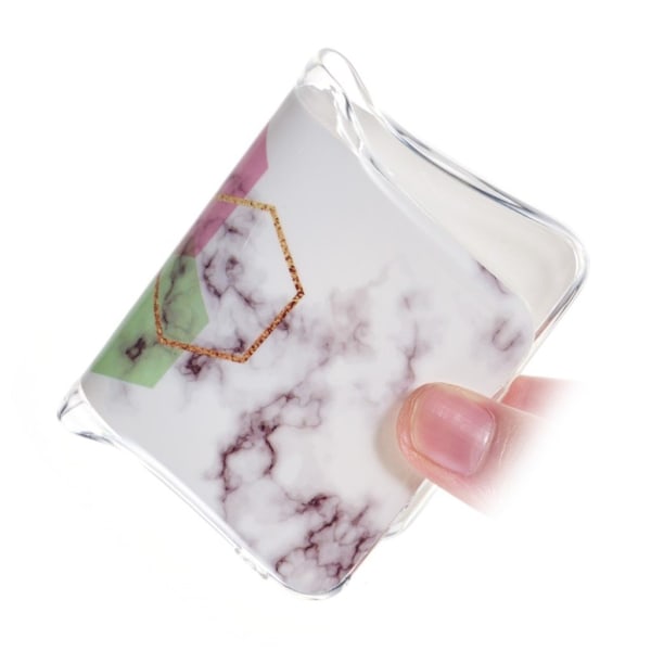 Marble Samsung Galaxy M20 cover - Hexagon Shape Marble Multicolor