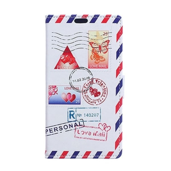 Moberg LG G4s Læder Etui - Kærlighedsbrev Multicolor