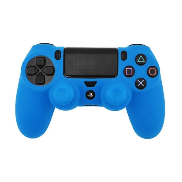 DATA FROG Silikonskydd Sony PlayStation 4 Pro / PS4 Slim / Playstation 4 Gamepad Skyddsfodral - Blå Blå
