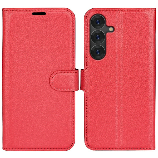 Classic Samsung Galaxy S25 Plus flip etui - Rød Red