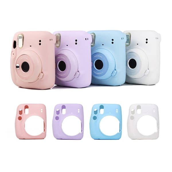 Fujifilm Instax Mini 11 CAIUL silikonöverdrag - Rosa Rosa