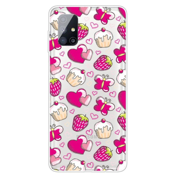 Deco Samsung Galaxy M51 cover - Pink Pink