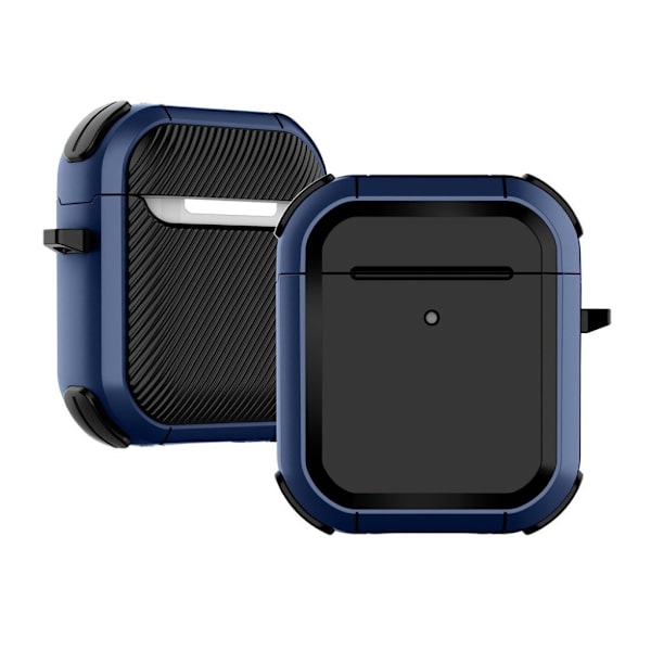 Airpods gummiert etui - Blå Blue
