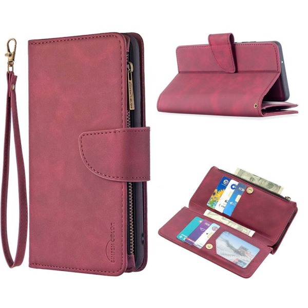 Premium Wallet Samsung Galaxy A42 5g Flip Etui - Rød Red