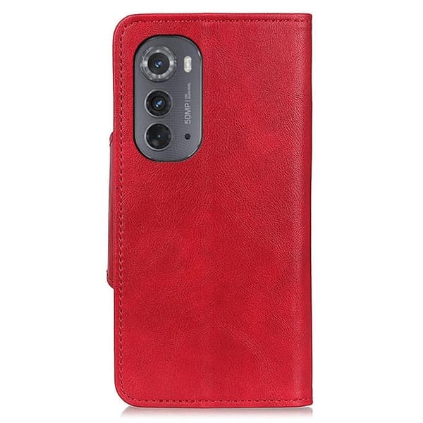 Alpha Motorola Moto Edge 2022 Läppäkotelo - Punainen Red