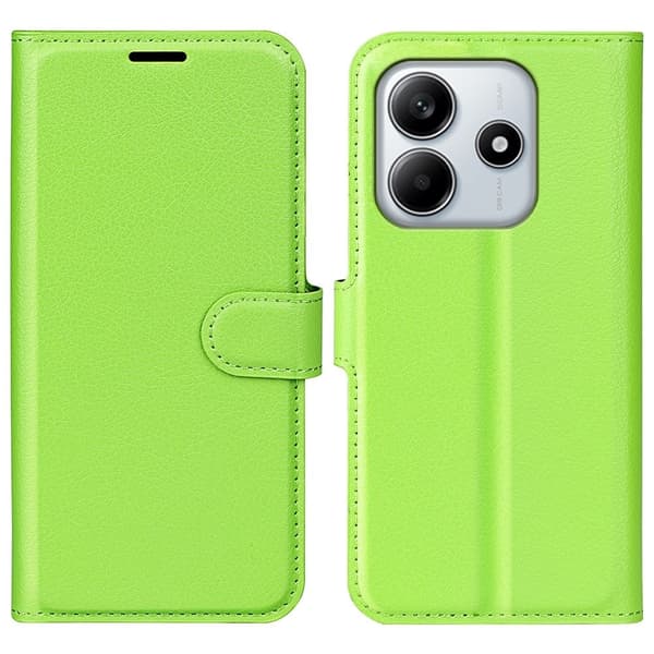 Classic Xiaomi Redmi Note 14 5G flip kuoret - Vihreä Green