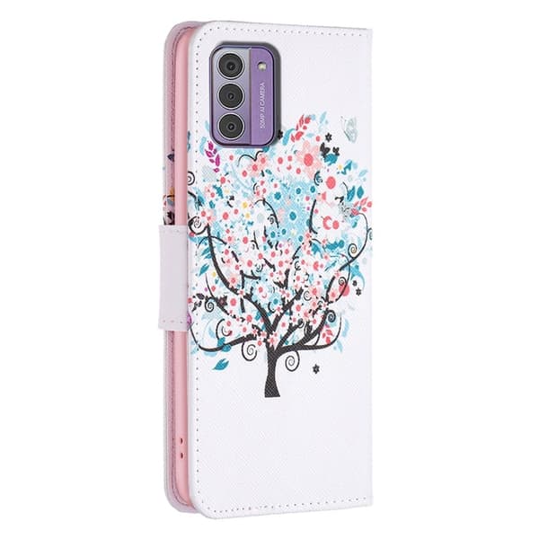 Wonderland Nokia G42 Flip Etui - Blomst Træ Pink