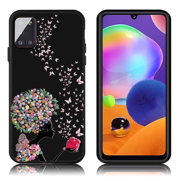 Imagine Samsung Galaxy A31 Etui - Blomst og Kaktus Multicolor