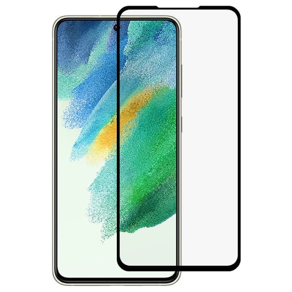 Samsung Galaxy S21 FE kosketusherkkä ja temperoitu suojalasi Transparent