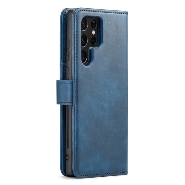 DG.Ming Samsung Galaxy S23 Ultra 2-in-1 Pung Etui - Blå Blue