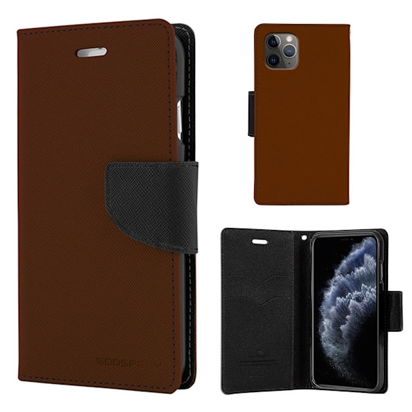 MERCURY Fancy Diary - IPhone 11 Pro - Brun Brun