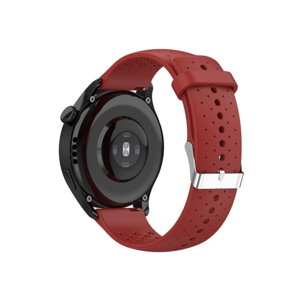 22mm silicone quick release watch strap for Huawei watch - Wine Red Red