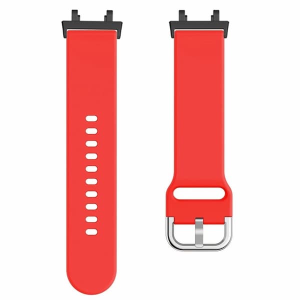 Huami Amazfit Active Edge A2212 Urrem Silikone Åndbar Urrem Erstatning - Rød Red
