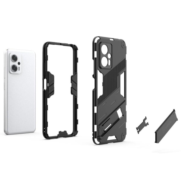 Stødsikker Hybrid Cover med A Moderne Touch til Xiaomi Poco X4 Gt / Note 11t Pro / 11t Pro Plus - Orange Orange