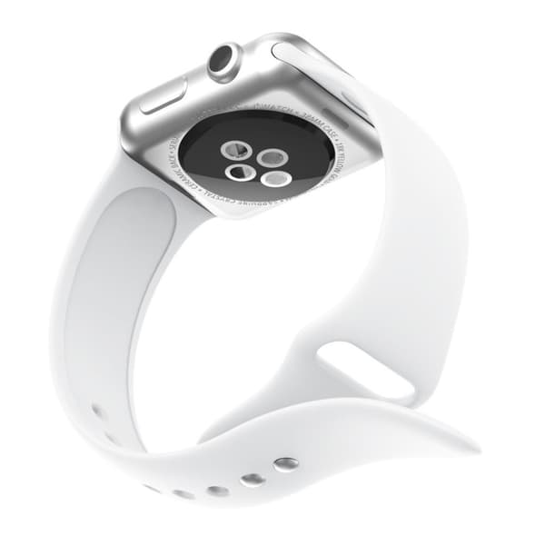 Apple Watch Series 4 40mm silikonarmband - Vit Vit