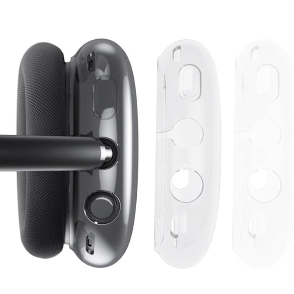 Skyddsfodral för hörlurar Airpods Max - Transparent Lila Grön