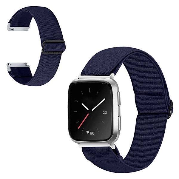 Apple Watch 44 mm elastisk klokkerem - Midnattsblå Blue