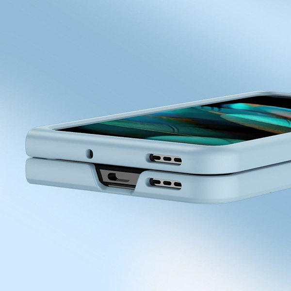Mjukt greppformat Oppo Find N2 skal - Gul Gul