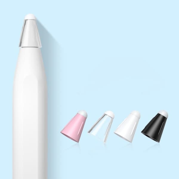 Apple Pencil 2 / 1 silicoe stylus pen tip cover - Sort Black